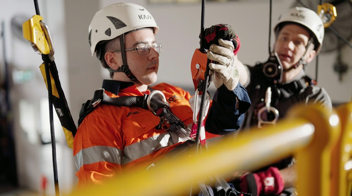 Zokal workforce safety training crew on site